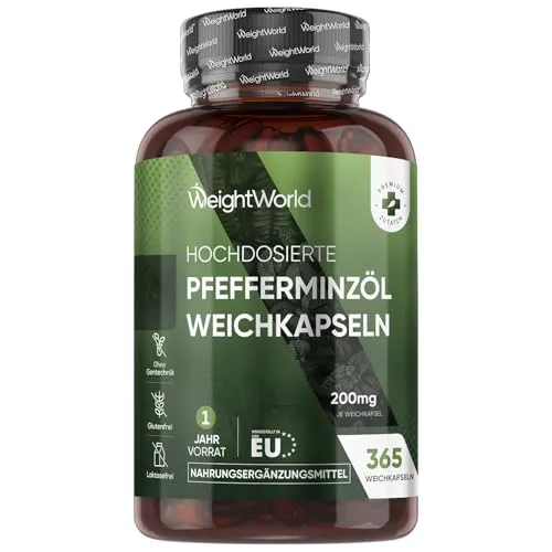 Pfefferminzöl Weichkapseln