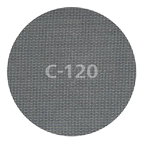 Wolfcraft Haft-Gitterleinen Durchmesser 180 mm, Korn 120, für Haft-Schleifteller, 5 Stück, 5615000