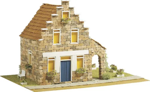 Domus Kits Modellbausatz Country 9 - Rustikales Landhaus im Maßstab 1:50 - Modellbausatz für ein charmantes Landhaus aus 1.333 echten Tonziegeln. Ideal für Modellbau-Fans ab 14 Jahren, bietet ein realistisches Bau-Erlebnis und authentische Optik.