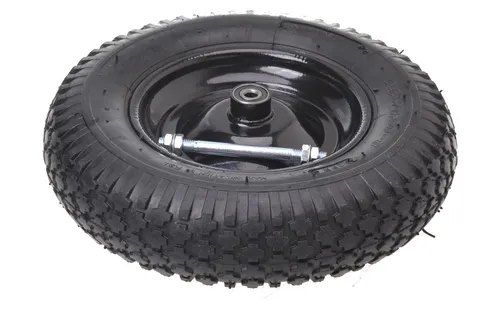 Schubkarrenrad 2PR 4.00-8 Metallfelge Luft-Reifen Schubkarre Ersatz-Rad