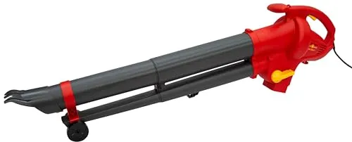 WOLF-Garten Laubbläser LBV 2600 E - Leistungsstarker Laubbläser - Laubgeräte mit 2.600 Watt Elektromotor, 50 l Fangsack und einer Luftgeschwindigkeit von bis zu 270 km/h für effizientes Arbeiten im Garten.
