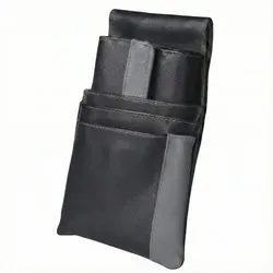 Kellnerbörse mit Kette und Holster Kellnertasche Kellnerportemonnaie Taxibörse Gürteltasche - Grau