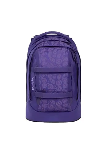 satch Schulranzen Pack Reflective - Ergonomisch & Nachhaltig - Schulranzen mit 30L Volumen, ergonomischer Passform und 100% recyceltem Material. Reflektierende Elemente sorgen für Sicherheit im Straßenverkehr.