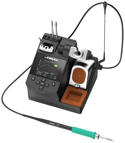 JBC Tools CDE-2BQA Lötstation 150W - Digitale Lötstation für präzises Arbeiten mit intelligenten Features wie assistiertem Modus und dynamischen Lötprofilen, ideal für Profis und Hobbyisten.