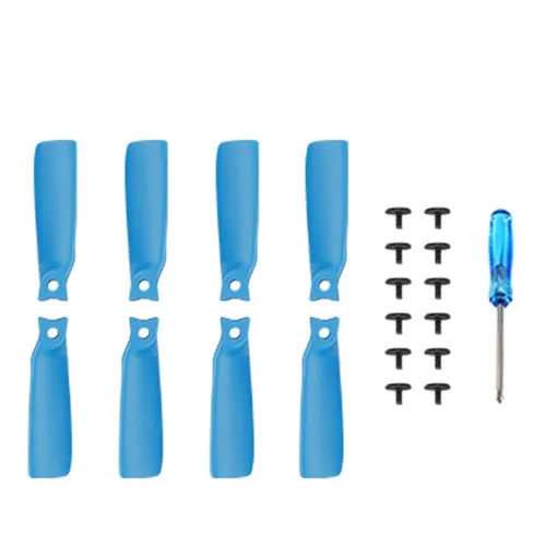 Produktbild Für DJI Flip Drohne BRDRC 2 Paar Farbenfrohe Color Ersatz Propeller Blätter Blau
