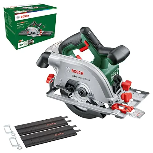 Bosch Akku-Kreissäge UniversalCirc 18V-53 – Präzise Schnitte in jedem Holzmaterial