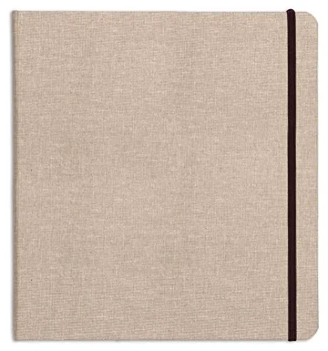 Clairefontaine Goldline Reisealbum 30x30 cm - Fotoalbum mit hochwertigem Leineneinband, 32 Seiten aus 180g Papier - ideal für kreative Skizzen und Erinnerungen.