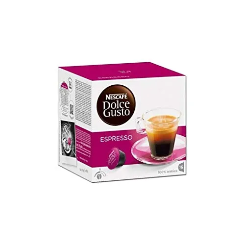 NESCAFÉ Dolce Gusto Espresso Kaffee 16 Aromaversiegelte Kapseln