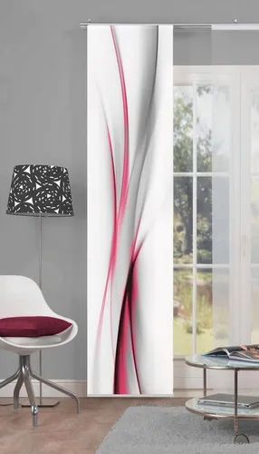 Xxxl Flächenvorhang Rochelle, Rot, 60x245 cm in rot von Home Wohnideen