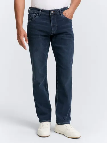 Tom Tailor Herren Jeans MARVIN STRAIGHT - Grau Blau Schwarz - Jeans für Herren im Regular/Straight Fit, ideal für jeden Figurtyp. Bequem sitzend mit normaler Leibhöhe, aus hochwertiger Baumwollmischung für einen klassischen Look.