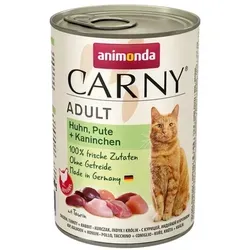 Animonda Cat Carny Adult Huhn, Pute, Kaninchen 400g