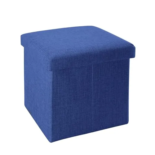 Produktbild INTIRILIFE Faltbarer Sitzhocker 30x30x30 cm in Meer BLAU