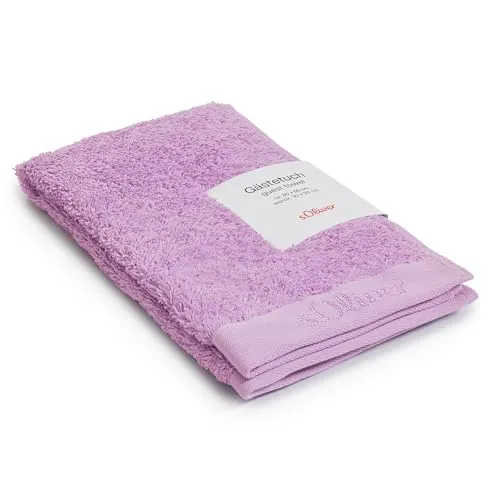 s.Oliver Gästehandtuch 30x50 cm in lila von s.Oliver