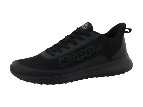 Kappa Herren Trainingsschuhe Schwarz - Sneaker für Herren mit flachem Absatz und atmungsaktivem Synthetik-Obermaterial, ideal für Sport und Freizeit.