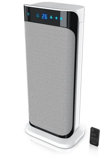 PTC Profi Keramik-Heizlüfter 2KW mit Fernbedienung - Heizgeräte für Räume bis 30m², ausgestattet mit Keramikheizelement und praktischer IR-Fernbedienung für flexible Steuerung.