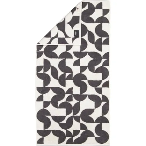Cawö Home Handtücher Studio Grafik 6251 anthrazit - 37 Duschtuch 70x140 cm - Handtücher aus 100% hochwertiger Baumwolle, extraflauschig und pflegeleicht. Modernes Grafik-Design, ideal für ein stilvolles Badezimmer.