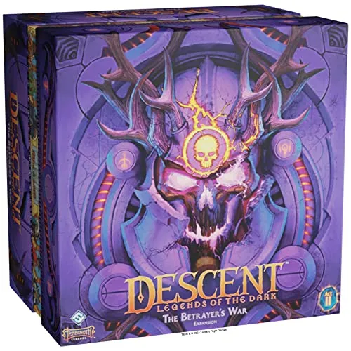 Asmodee Descent: Legends of The Dark Brettspiel, episches Dungeon-Crawling-Abenteuer, kooperatives Strategiespiel für Kinder und Erwachsene ab 14 Jahren, 1–4 Spieler, Spieldauer 3–4 Stunden