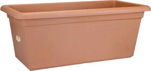 Elho Pflanztopf Green Basics Garden XXL tonrot 100 cm - Garten-Zubehör mit extra großem Pflanztopf aus recyceltem Material, perfekt für kreative Gartenprojekte und umweltbewusste Gärtner.