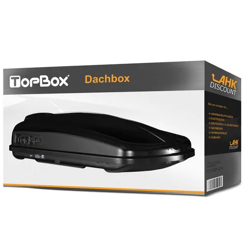 LEVUP Dachbox TopBox 420 schwarz, glänzend