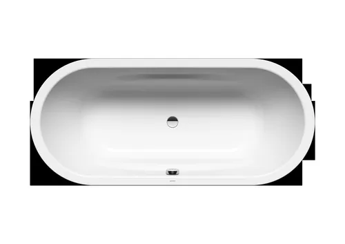 Kaldewei Vaio Duo Oval Badewanne 180 × 80 cm - Ovaler Stahl-Email Badewanne mit integrierten Armlehnen und zwei identischen Rückenschrägen für höchsten Komfort. Pflegeleicht, hygienisch und mit schlagfester Oberfläche. Ideal für Ihr modernes Badezimmer.