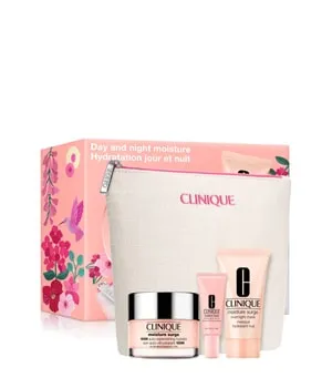 Clinique Day And Night Moisture Set 3-teilig - 3-teiliges Set für umfassende Feuchtigkeitspflege mit Gel-Creme, Overnight-Maske und Glow-Serum. Ideal für strahlende Haut und intensive Pflege rund um die Uhr.
