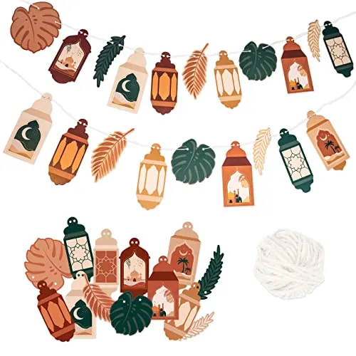 Papierdrachen 10m Girlande als Dekoration für Ramadan von Papierdrachen