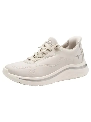 TAMARIS Damen Sneaker 8-83730-45 in Beige, 37 EU - Damen-Sneaker mit patentierter STEP IN Technologie für müheloses Hineinschlüpfen und herausnehmbarer Einlegesohle für individuellen Komfort – ideal für stilbewusste Frauen.