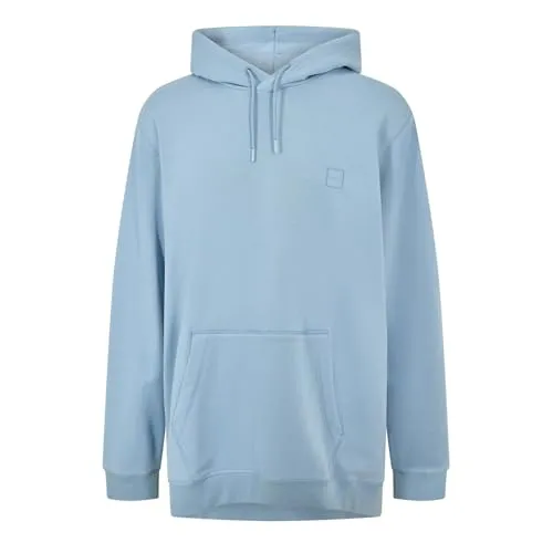 BOSS Wetalk Hoodie - Funktionsjacke aus Loopback-Baumwoll-Fleece, bietet luxuriösen Komfort mit Kordelzugkapuze und gesticktem Logopatch für stilvolle Markenerkennung.