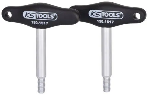 KS TOOLS Zündmodul-Abzieher-Satz, 2-tlg. für Chevrolet, Vauxhall, Opel, Fiat - Praktischer 2-teiliges Set für einfaches Abziehen von Zündmodulen, ideal für Werkstätten und Hobbymechaniker.