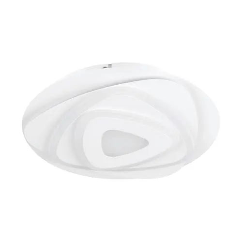 EGLO LED Deckenleuchte Palagiano - Moderne Deckenlampe für Büro, Flur und Küche, Ø 30 cm, energiesparende LEDs mit neutralweißem Licht für optimale Ausleuchtung.