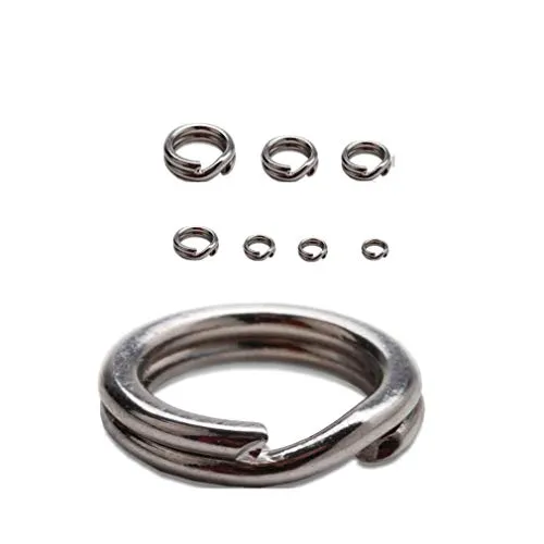 Stück Edelstahl Sprengring Split Rings Splitringe Ø4,5mm/5kg 25