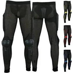 German Wear Protektorenhose 3XL Schwarz - Motorradhosen mit hochdichtem EVA-Schutz für Knie und Oberschenkel, ideal für Motorradfahren, BMX und Skateboarden – Sicherheit und Komfort vereint.