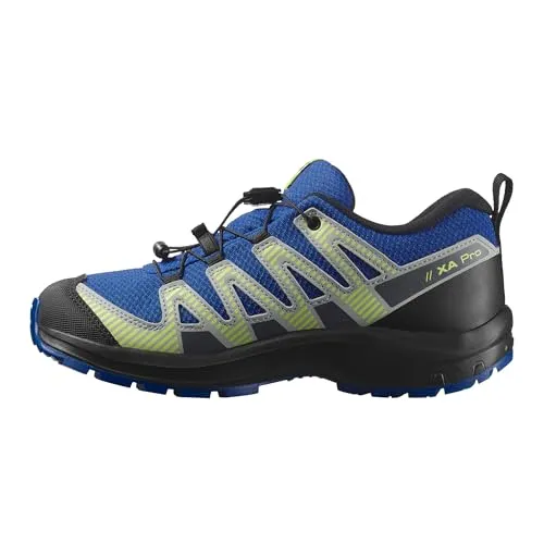 Salomon XA Pro V8 WP Kinder Traillaufschuhe in blau von Salomon