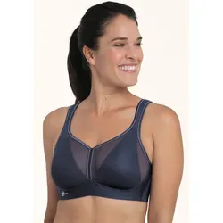 Anita BH Active Air Control DeltaPad Sports Bra Marine C 95 Damen - Funktionsunterwäsche mit patentiertem DeltaPad-Design für optimalen Halt und hervorragende Belüftung. Ideal für alle Trainingsarten, sorgt für maximalen Komfort und Bewegungsfreiheit.