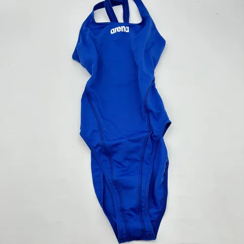ARENA Damen Women's Team Swimsuit Swim Tech Solid Badeanzug, Royal-white, Größe 36 - Bademode für Damen, aus hochwertigem Material für optimalen Komfort und perfekte Passform beim Schwimmen.