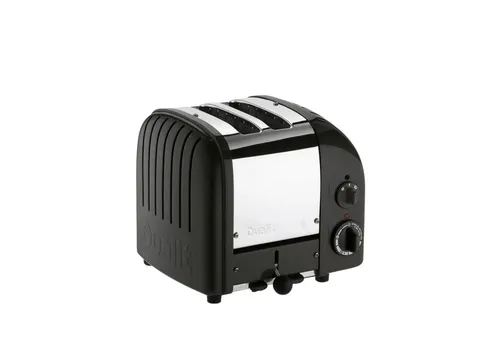 Dualit Classic 2er-Toaster - Handgefertigter Toaster aus Großbritannien mit patentierten ProHeat© Heizelementen für gleichmäßiges Bräunungsergebnis. Ideal für Sandwichzangen und mit Warmhaltefunktion.