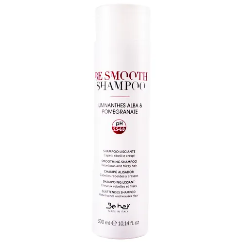 Be Hair Be Smooth 300ml Glättendes Shampoo, reduziert Frizz, reinigt das Haar