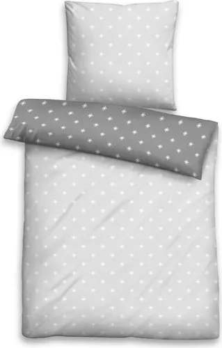 biberna Mako-Satin Bettbezug Mix & Match STERNE 200x200 cm von biberna