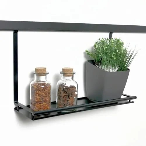 Kesseböhmer Küchenrückwand Linero Style Relingsystem - Küchenrückwände, flexibel anpassbare Module für individuellen Stauraum in Ihrer Küche – ideal für Gewürze und Utensilien.