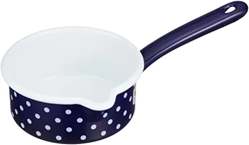 Riess Stielkasserolle Ø12cm Pünktchenblau von Riess