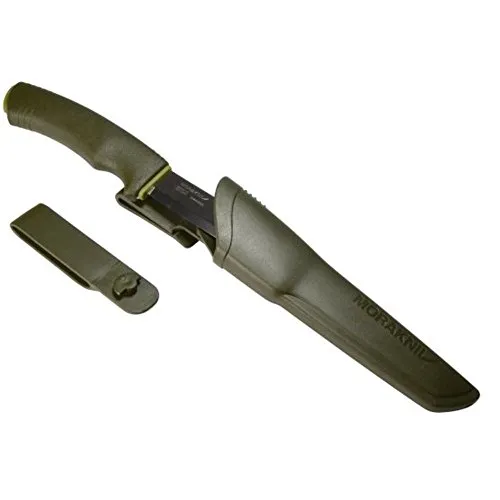 Morakniv Bushcraft Messer Oliv - Hochwertiges Bushcraft-Messer von Morakniv in oliv, ideal für Camping und Outdoor-Aktivitäten – robust und zuverlässig für jedes Abenteuer.