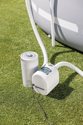 Intex Optimo 634T Kartuschenfilteranlage - Poolfilteranlage mit 9.463 l/h Umwälzleistung und 360 Watt, sorgt für glasklares Wasser und hervorragendes Filterergebnis.