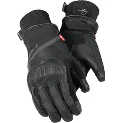 DANE Arden wasserdichte Winter Motorradhandschuhe, 5XL schwarz für Männer - Hochwertige Motorradhandschuhe mit Stretch-Einsätzen und Visierwischer für optimalen Komfort und Kontrolle. Ideal für kalte Winterfahrten.