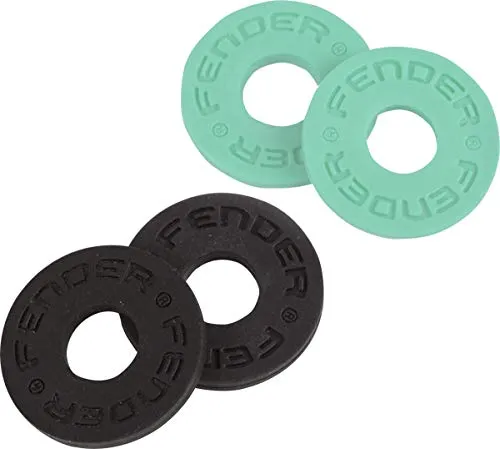 Fender FENDER STRAP BLOCKS Gurtsicherungs-System - 4er Pack - Farbe: Schwarz Surf Green 990819020