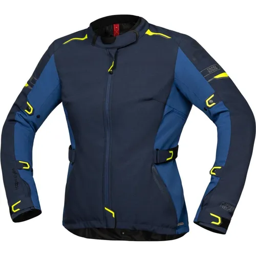 IXS Lane-ST+ Damen Motorrad Textiljacke, blau, Größe S - Hochwertige Motorradjacke mit solto-TEX® Technologie für optimalen Tragekomfort. Flexibles Material und atmungsaktives Futter sorgen für ein angenehmes Fahrerlebnis.