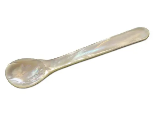 EDZARD Servierlöffel aus Meer-Perlmutt, 11 cm