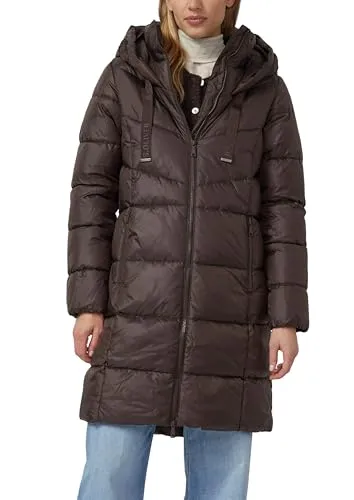 s.Oliver Steppmantel mit Stehkragen und Kapuze