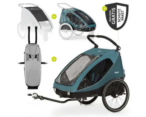 Hauck Fahrradkinderanhänger Dryk Duo