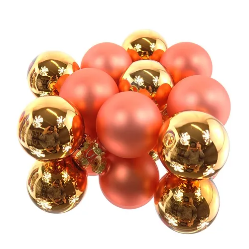 Weihnachtsbaumschmuck Orange von Kaemingk