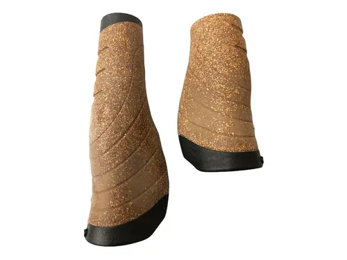 Ergotec Griffe Faro Dura Kork 135/92 braun Paar - Fahrradgriffe aus hochwertigem Kork, rutschfest und ergonomisch für maximalen Komfort beim Fahren.